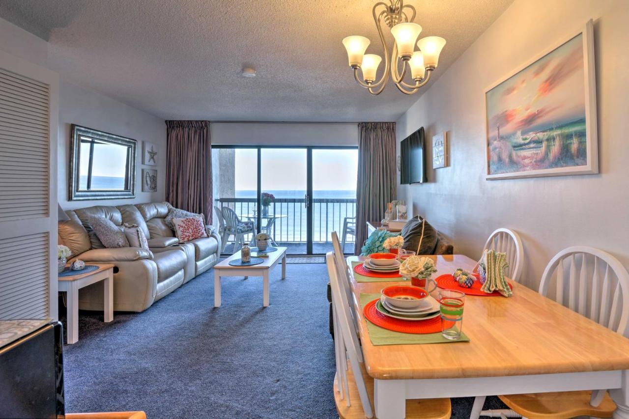 Myrtle Beach Condo With Ocean Views - Walk To Beach! 외부 사진
