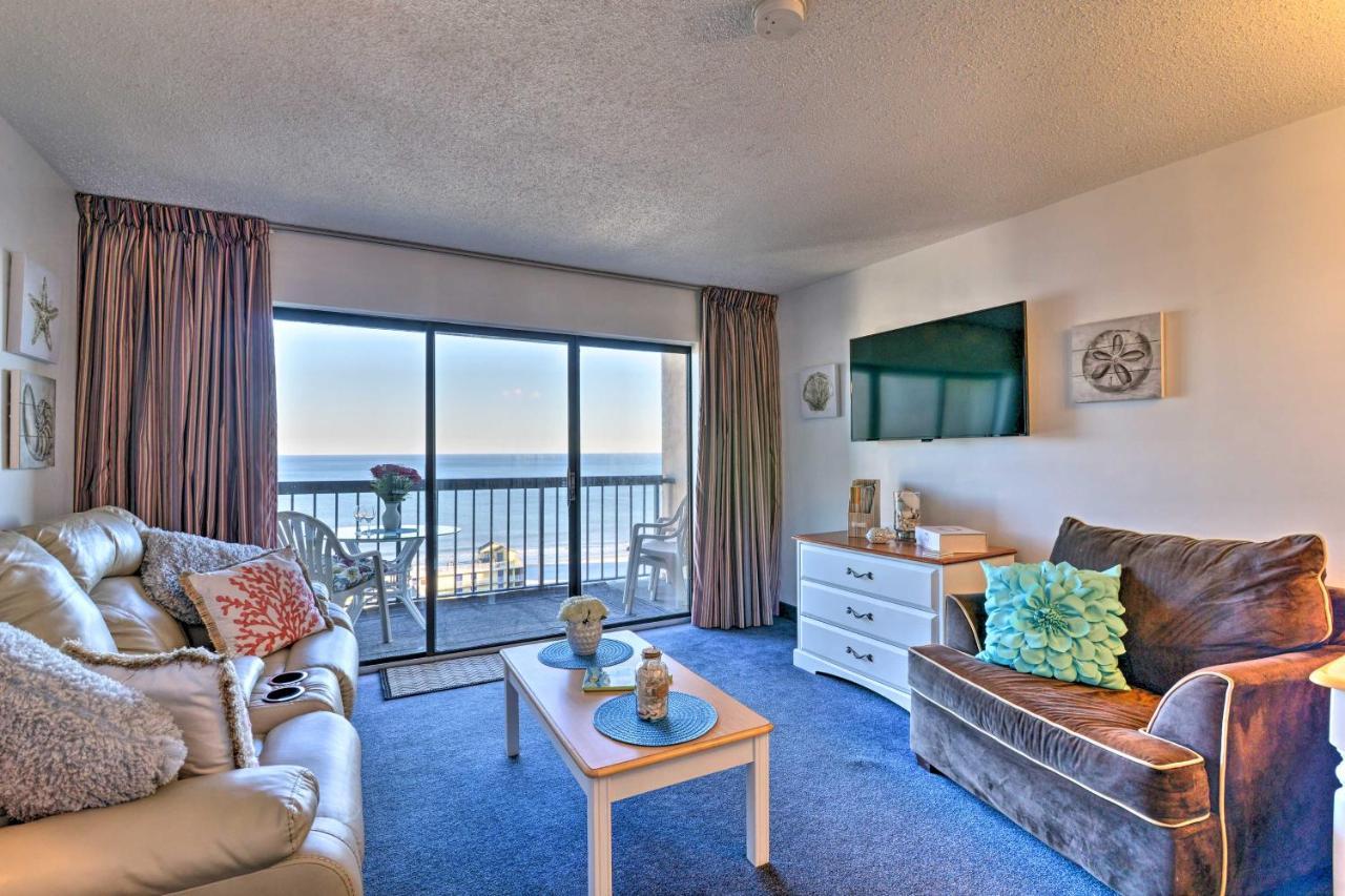 Myrtle Beach Condo With Ocean Views - Walk To Beach! 외부 사진