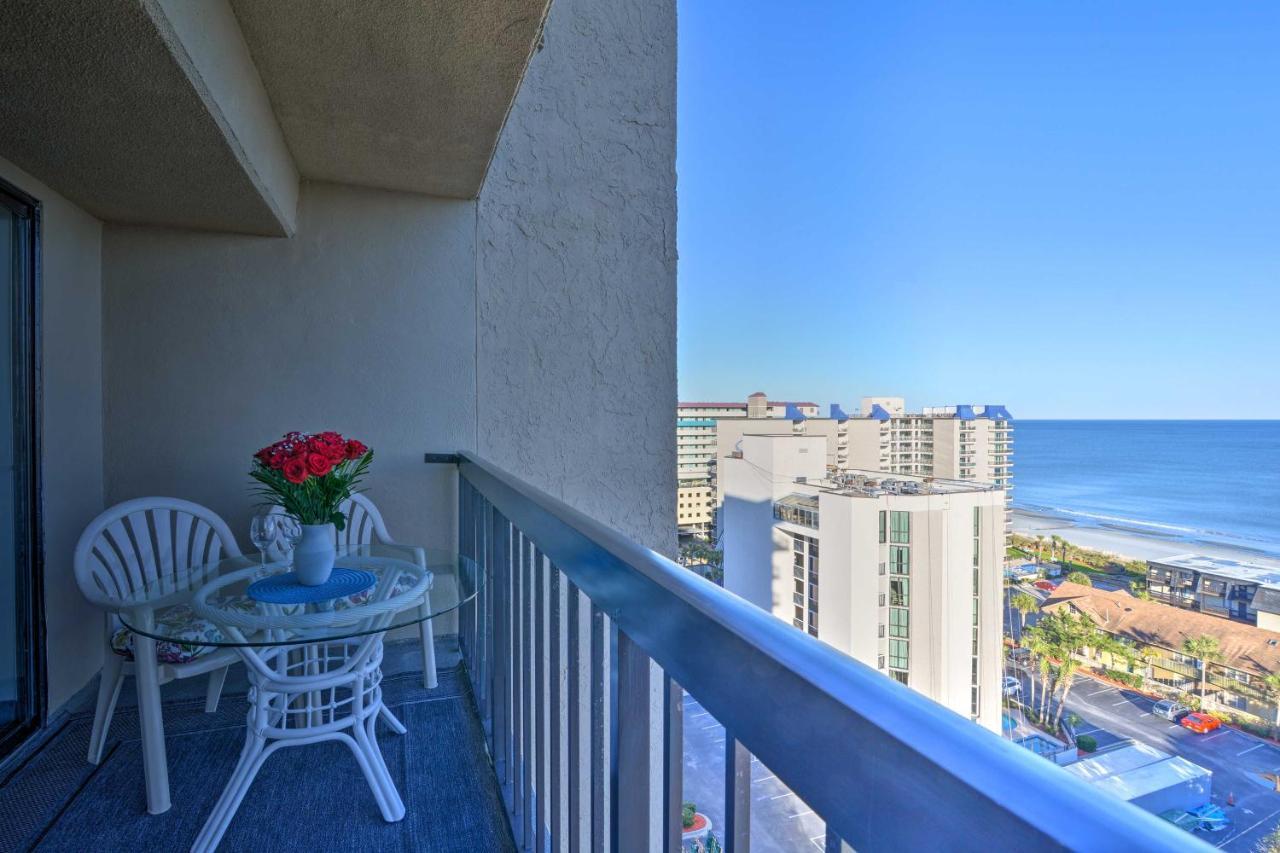 Myrtle Beach Condo With Ocean Views - Walk To Beach! 외부 사진