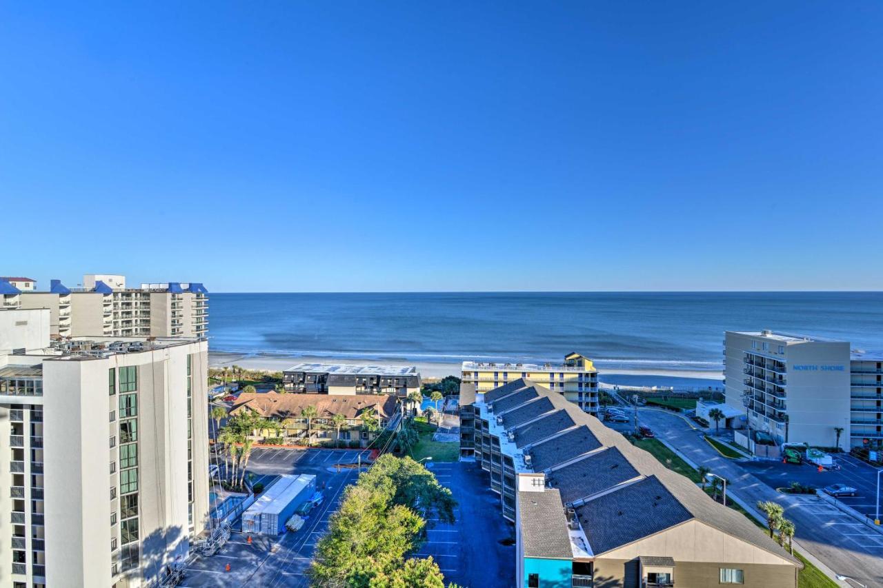 Myrtle Beach Condo With Ocean Views - Walk To Beach! 외부 사진