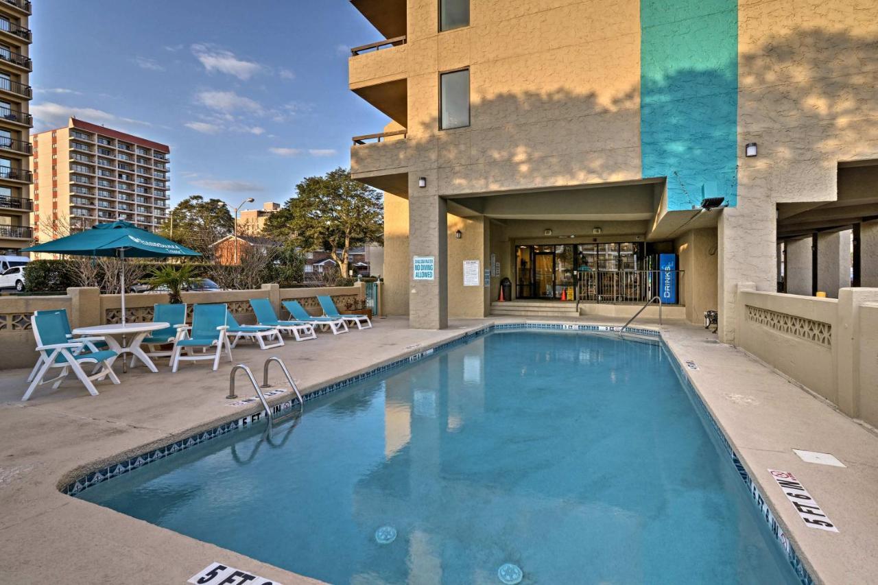Myrtle Beach Condo With Ocean Views - Walk To Beach! 외부 사진