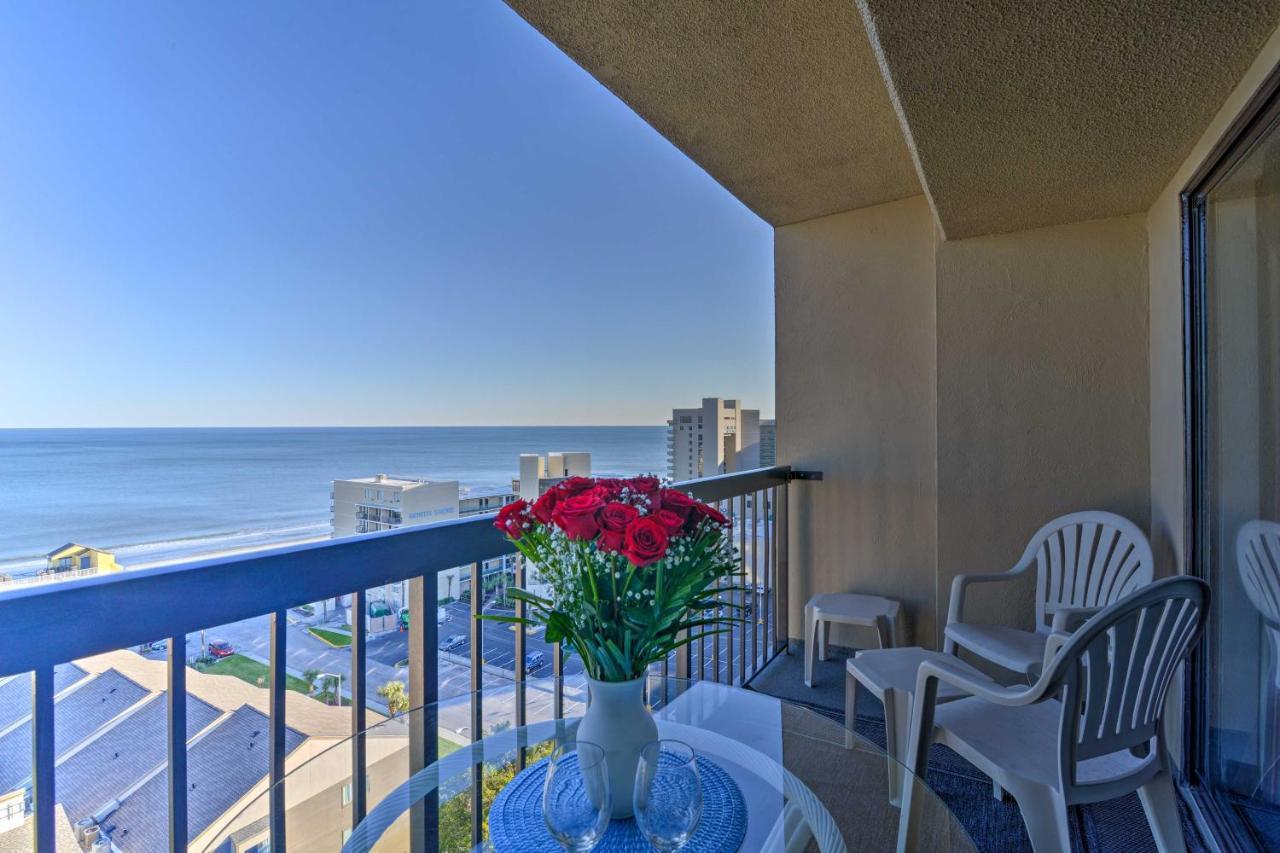 Myrtle Beach Condo With Ocean Views - Walk To Beach! 외부 사진